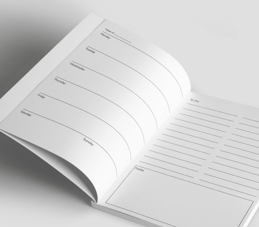 Internal weekly planner