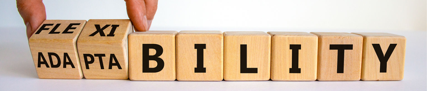 Adaptability and flexibility are important to our clients