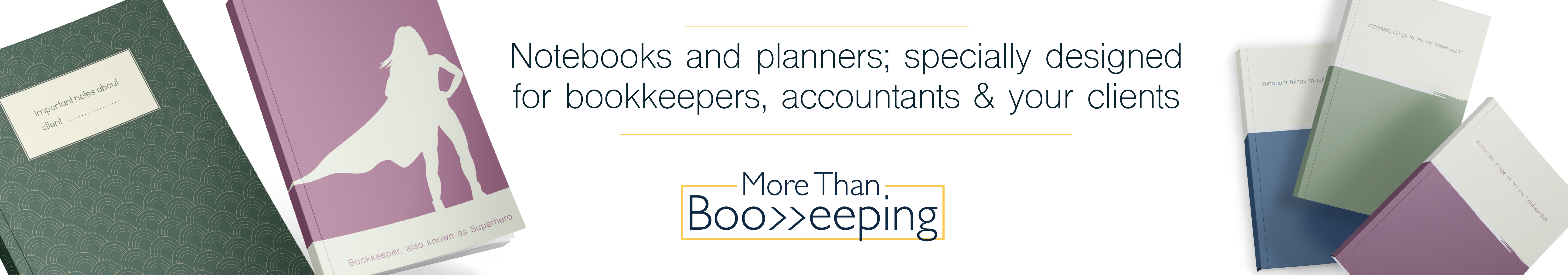 New products available from More than Bookkeeping